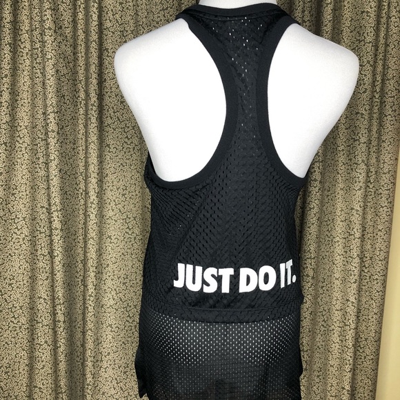 SOLD Nike black double mesh Racerback tank small - Picture 5 of 8